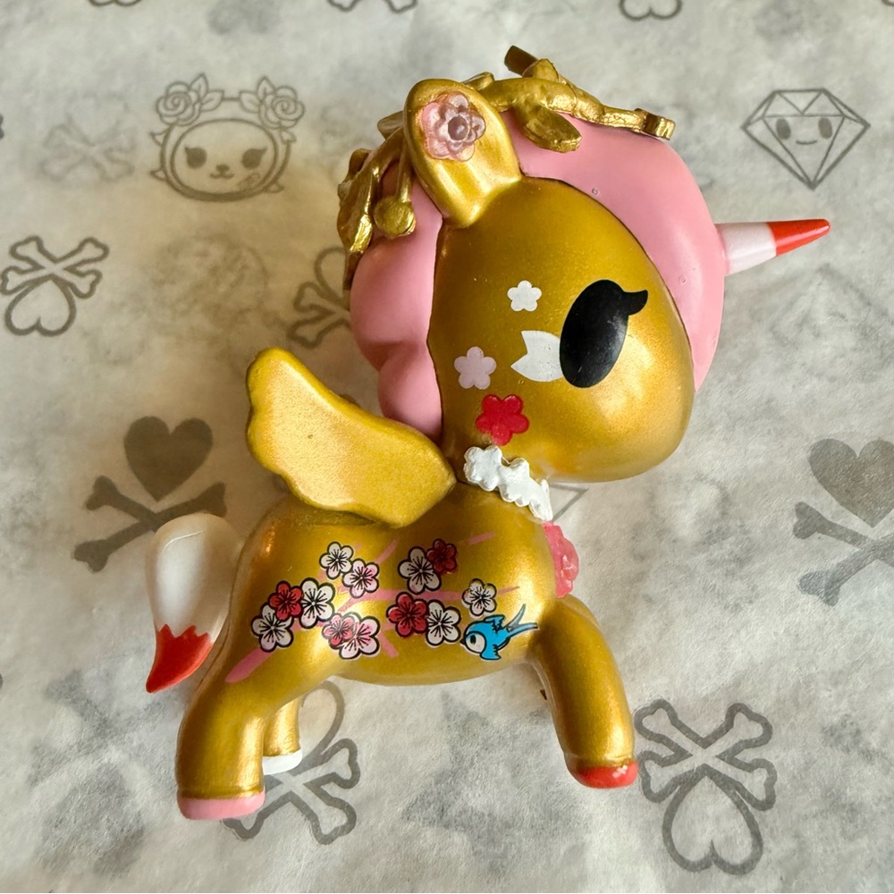 ICHIYO Cherry Blossom Unicorno Series Collectible Vinyl by Tokidoki
